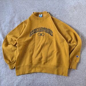 Vintage 2000s CHAMPION gold heavyweight crewneck